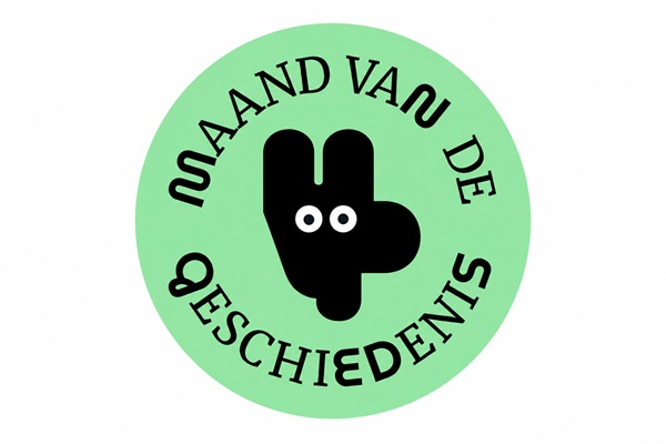Logo van de Maand van de Geschiedenis